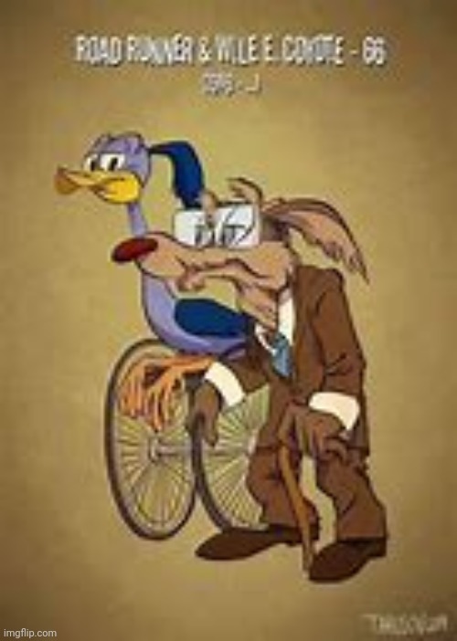 66 years | image tagged in road runner and wille 66 | made w/ Imgflip meme maker
