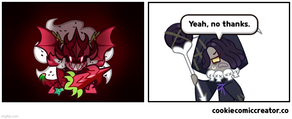 ngl pitaya dragon cookie is kinda scary | image tagged in cookie run | made w/ Imgflip meme maker