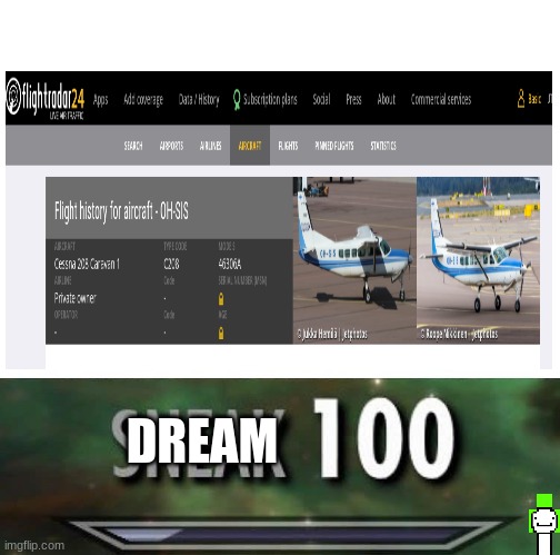 repost | DREAM | image tagged in plane,name,funny,repost | made w/ Imgflip meme maker