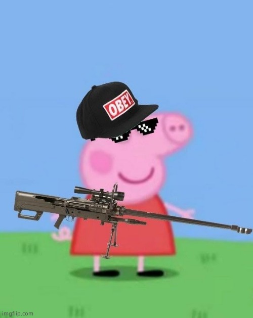 Welcome | image tagged in mlg peppa pig | made w/ Imgflip meme maker