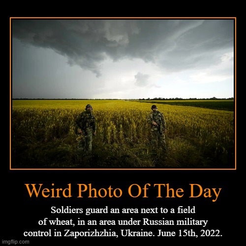Since I'm Back, Might As Well Start This Series Back Up | image tagged in funny,demotivationals,weird photo of the day,photo of the day,ukraine,soldiers | made w/ Imgflip demotivational maker