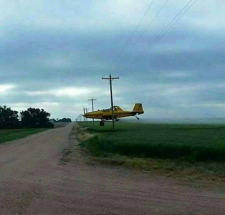 High Quality Low flying crop duster Blank Meme Template