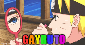 Naruto Literally Being Gay Imgflip