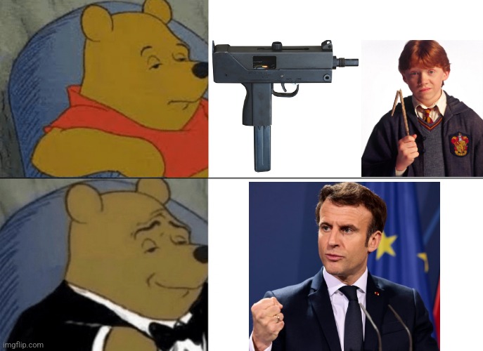 -Apple's products could be useful too. | image tagged in memes,tuxedo winnie the pooh,mac,ron weasley,tour de france,emmanuel macron | made w/ Imgflip meme maker