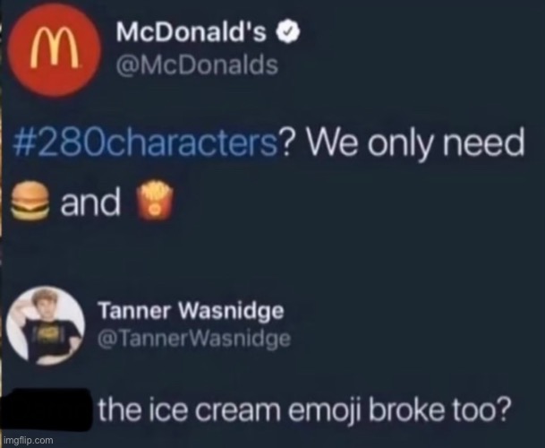 Ha!! | image tagged in mcdonalds | made w/ Imgflip meme maker