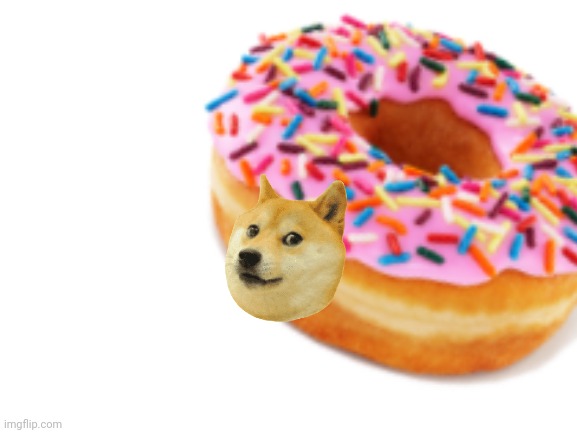 Dogenut | image tagged in donut,doge | made w/ Imgflip meme maker