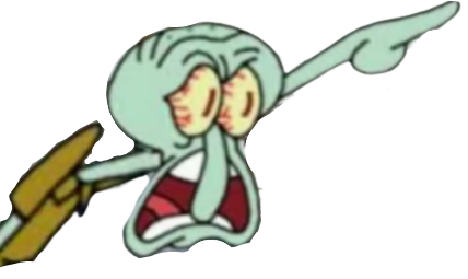 Squidward Yelling Transparent Memes Imgflip