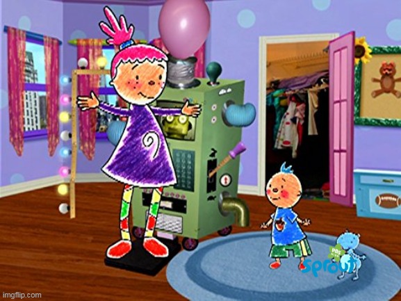 Pinky Dinky Doo airing on PBS Kids Sprout (November 25, 2008) | image tagged in funny,fake | made w/ Imgflip meme maker