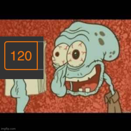 Stressed out Squidward | image tagged in stressed out squidward | made w/ Imgflip meme maker