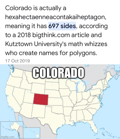 Colorado | COLORADO | image tagged in colorado,geography,what | made w/ Imgflip meme maker