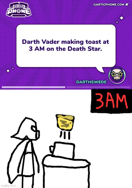 Image Title | image tagged in blank white template,darth vader making toast at three am on the death star | made w/ Imgflip meme maker