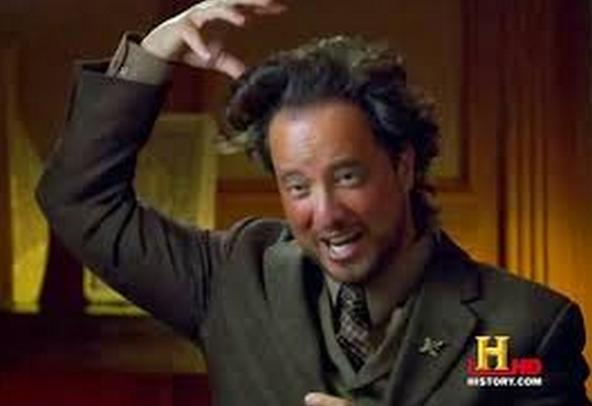 High Quality Ancient Aliens guy Blank Meme Template