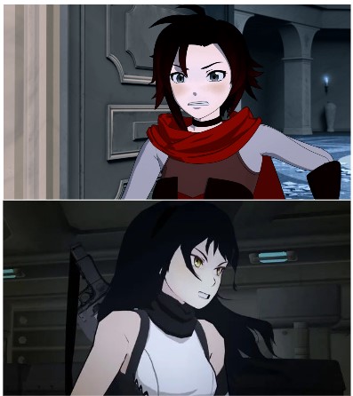 Angry Blake And Ruby Go Fuck Yourself Fuck Me Yourself Blank Template