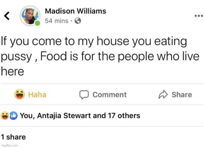 Pussy Vs Food Imgflip