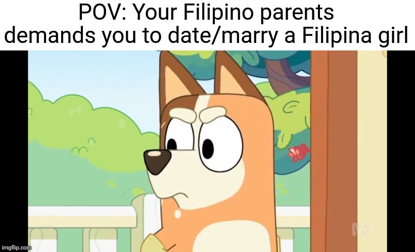 Oh hello no, I don't like dating a Filipina girl | POV: Your Filipino parents demands you to date/marry a Filipina girl | image tagged in angry chilli,memes,girl,philippines | made w/ Imgflip meme maker