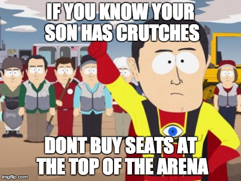 For my dad who just bought hockey tickets.