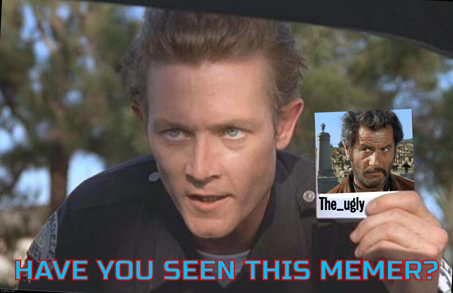 Have You Seen | The_ugly; HAVE YOU SEEN THIS MEMER? | image tagged in have you seen | made w/ Imgflip meme maker