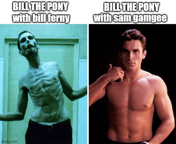 "So Bill was going as the beast of burden, yet he was the only member of the community that did not seem depressed." | BILL THE PONY; BILL THE PONY; with sam gamgee; with bill ferny | image tagged in lord of the rings,be like bill | made w/ Imgflip meme maker