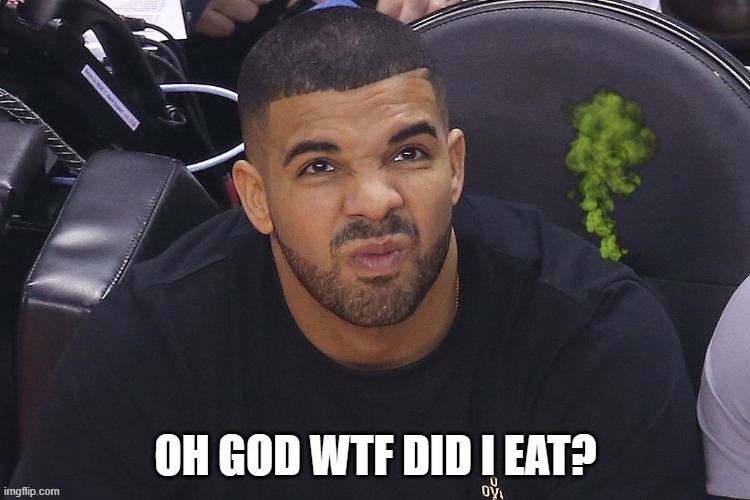 image tagged in fart,farts,drake,breaking wind,stinky | made w/ Imgflip meme maker