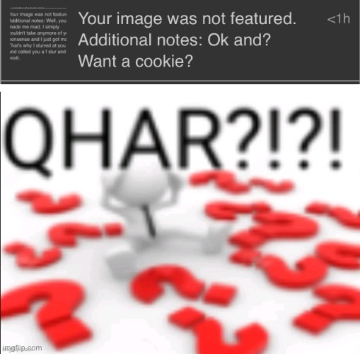No | image tagged in qhar | made w/ Imgflip meme maker