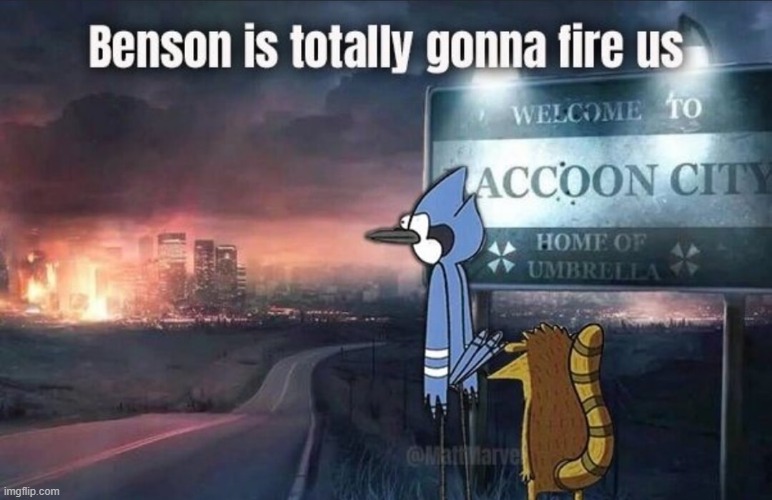 image tagged in regular show,bad memes | made w/ Imgflip meme maker