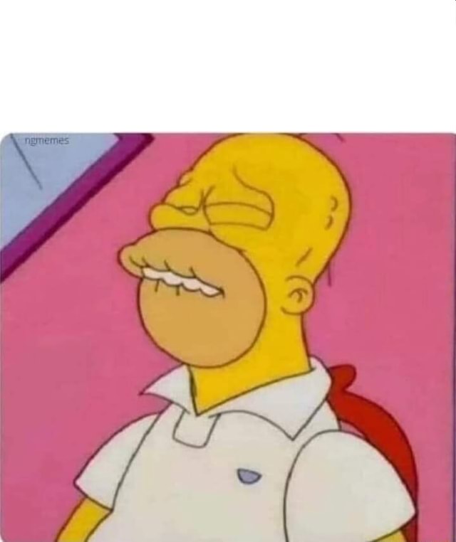 Fuck No Homer Simpson Blank Template Imgflip