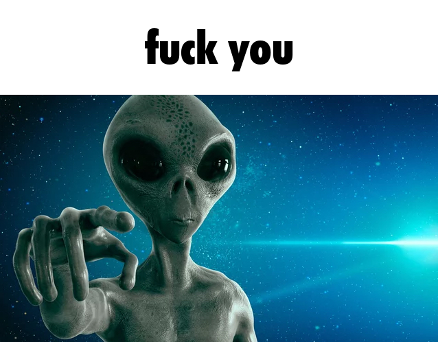 Fuck You Blank Template Imgflip