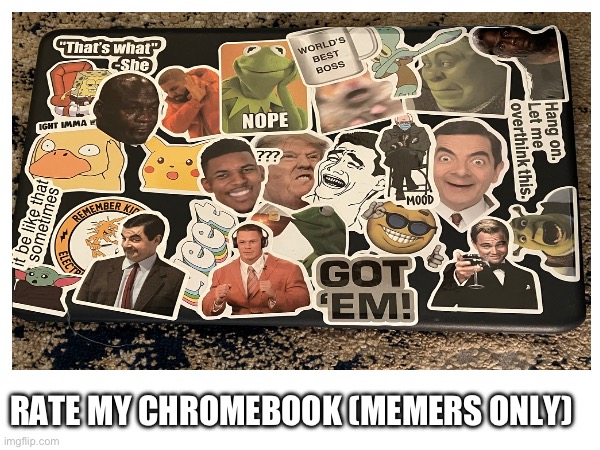 True art | RATE MY CHROMEBOOK (MEMERS ONLY) | image tagged in chromebook,memes,art | made w/ Imgflip meme maker