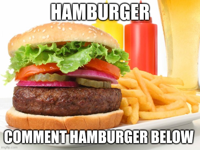 yes why not | HAMBURGER; COMMENT HAMBURGER BELOW | image tagged in memes,dank memes,oh wow are you actually reading these tags,comments,dark humor,bruh | made w/ Imgflip meme maker