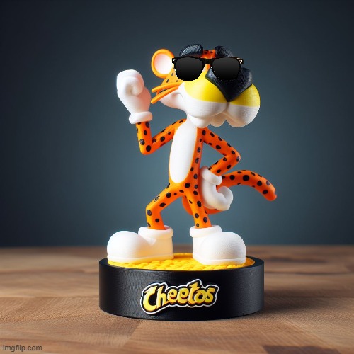 chester cheetah amiibo | image tagged in fake,amiibo,cheetos | made w/ Imgflip meme maker