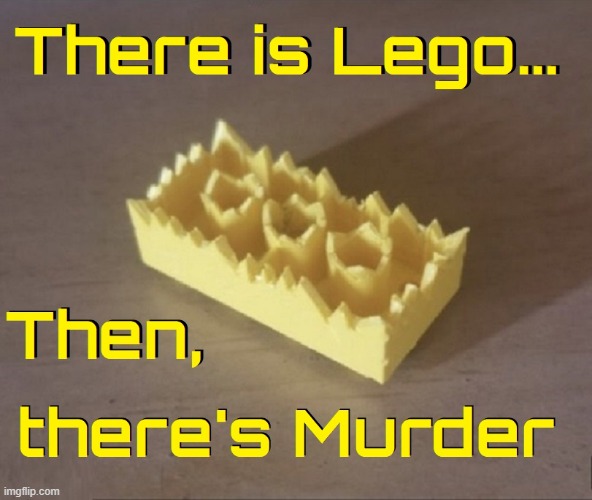 Evil has just arrived at Amazon | image tagged in vince vance,lego,murder,forbidden,memes,stepping on a lego | made w/ Imgflip meme maker