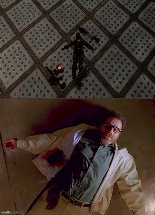 Dead Walter White | image tagged in dead walter white | made w/ Imgflip meme maker