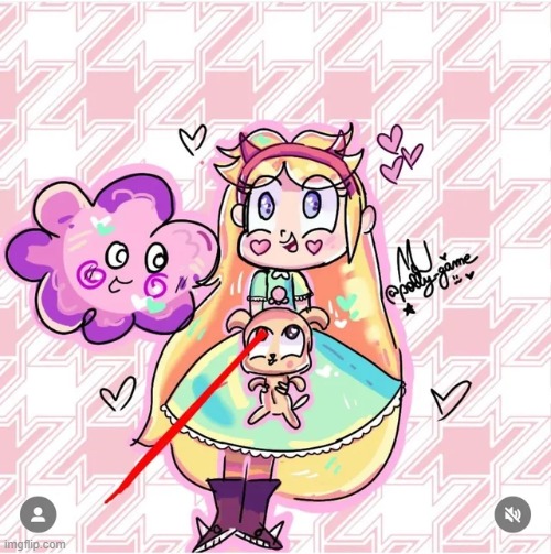 Star loves Puppies | image tagged in star vs the forces of evil | made w/ Imgflip meme maker