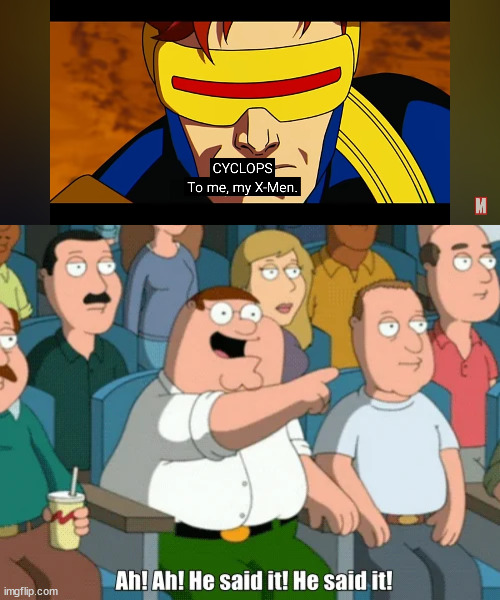 Peter's reaction to the first two episodes of X-Men '97 | image tagged in x-men,family guy | made w/ Imgflip meme maker