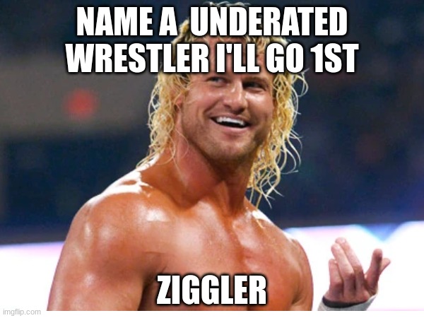 Name a underrated wrestler | NAME A  UNDERATED WRESTLER I'LL GO 1ST; ZIGGLER | image tagged in ziggler | made w/ Imgflip meme maker