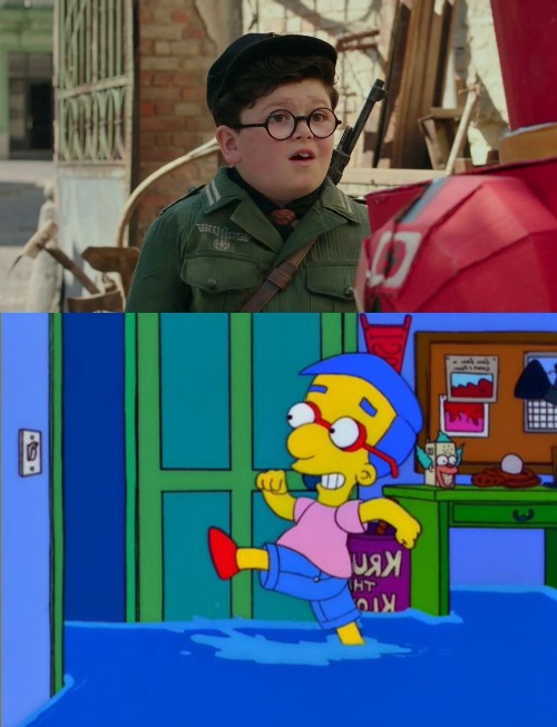 Real Life Millhouse | image tagged in real millhouse,millhouse | made w/ Imgflip meme maker