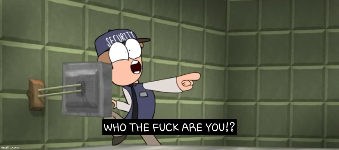 WHO THE F*** ARE YOU!? | image tagged in who the f are you | made w/ Imgflip meme maker