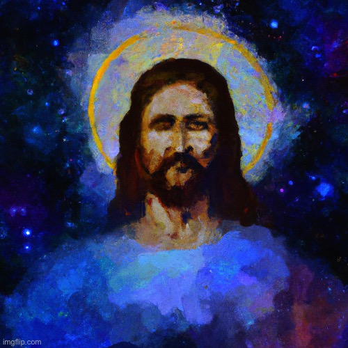 AI drawn Jesus | image tagged in jesus | made w/ Imgflip meme maker