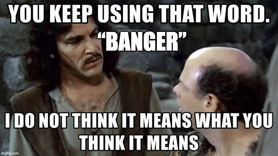 “BANGER” | image tagged in music | made w/ Imgflip meme maker