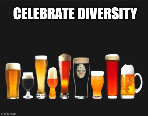 My kinda woke | CELEBRATE DIVERSITY | image tagged in beer,craft beer,cold beer here,the most interesting man in the world,hold my beer,drinking | made w/ Imgflip meme maker