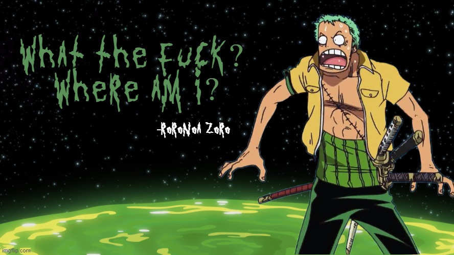 One Piece X Rick And Morty Crossover Imgflip