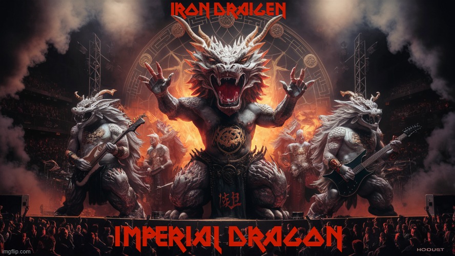 IRON DRAIGEN; IMPERIAL DRAGON | made w/ Imgflip meme maker