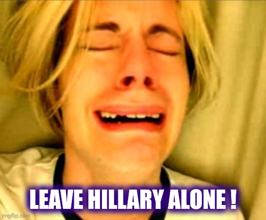 Leave Britney Alone | LEAVE HILLARY ALONE ! | image tagged in leave britney alone | made w/ Imgflip meme maker