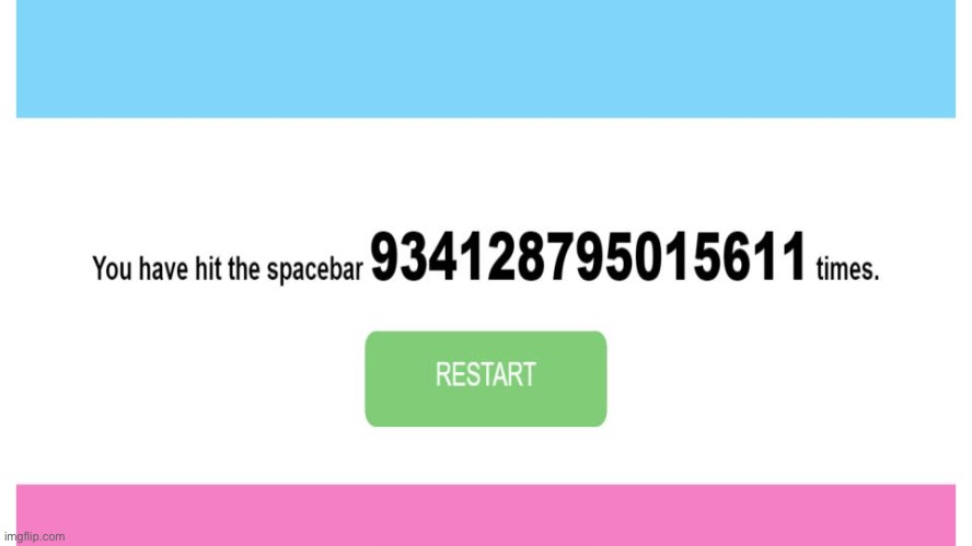 Spacebar clicker | image tagged in spacebar clicker | made w/ Imgflip meme maker