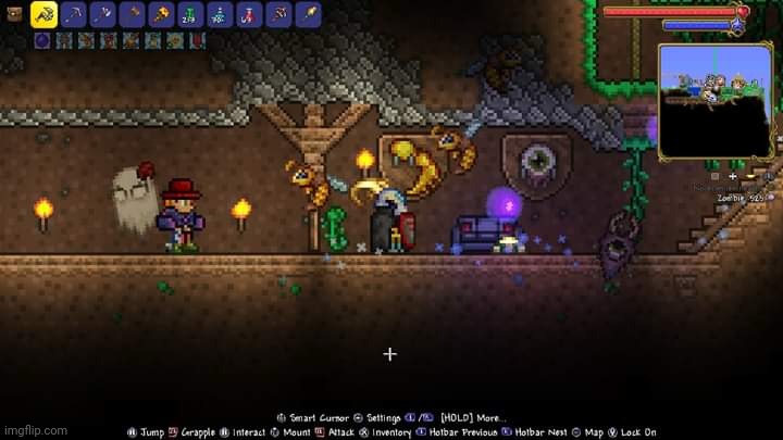 Chippy's Couch obtained! (Mission accomplished) | image tagged in terraria,gaming,video games,nintendo switch,screenshot,multiplayer | made w/ Imgflip meme maker