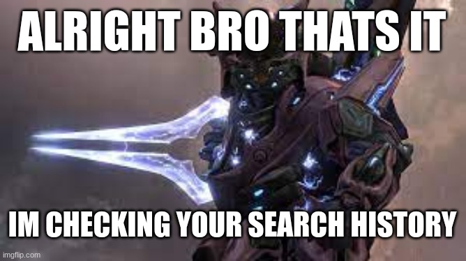 ALRIGHT BRO THATS IT IM CHECKING YOUR SEARCH HISTORY | image tagged in elite stabbing | made w/ Imgflip meme maker
