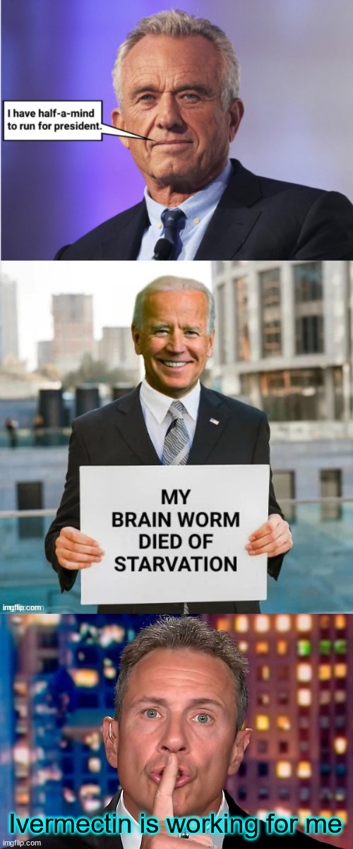 democrat worm stories | Ivermectin is working for me | image tagged in chris cuomo fredo,democrat,worm,stories | made w/ Imgflip meme maker