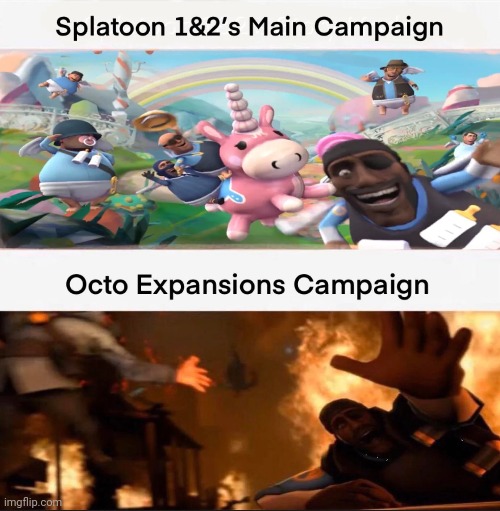 Octo Expansion is insane, the plot literally involves genocide, torture and the brainwashing of innocents. | image tagged in splatoon,splatoon 2,octo expansion,gaming,nintendo switch | made w/ Imgflip meme maker