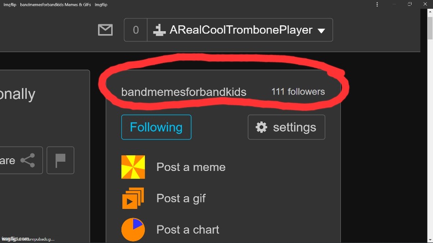this is wild! thank you to all the 111 ppl following! (thanks doctor.s3x for carrying the stream [yw]) (party in comments) | image tagged in yippee,bandmemesforbandkids,arealcooltromboneplayer,streams | made w/ Imgflip meme maker