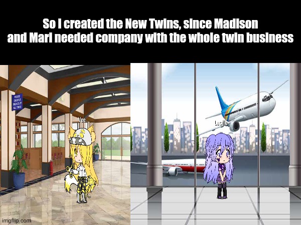 New Twins! | So I created the New Twins, since Madison and Mari needed company with the whole twin business | image tagged in tags | made w/ Imgflip meme maker